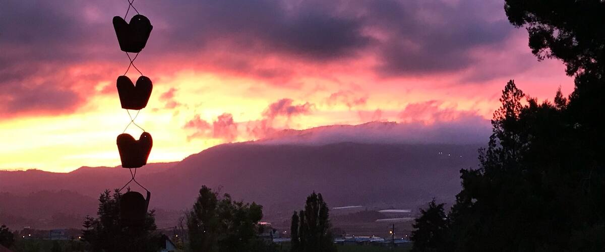 Beautiful sunrise from Alto Cerro, Constanza Dominican Republic #Golden