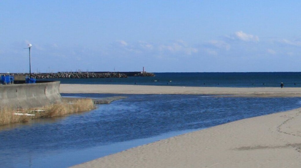 Onjuku Beach in Onjuku Town, Chiba Prefecture, Japan