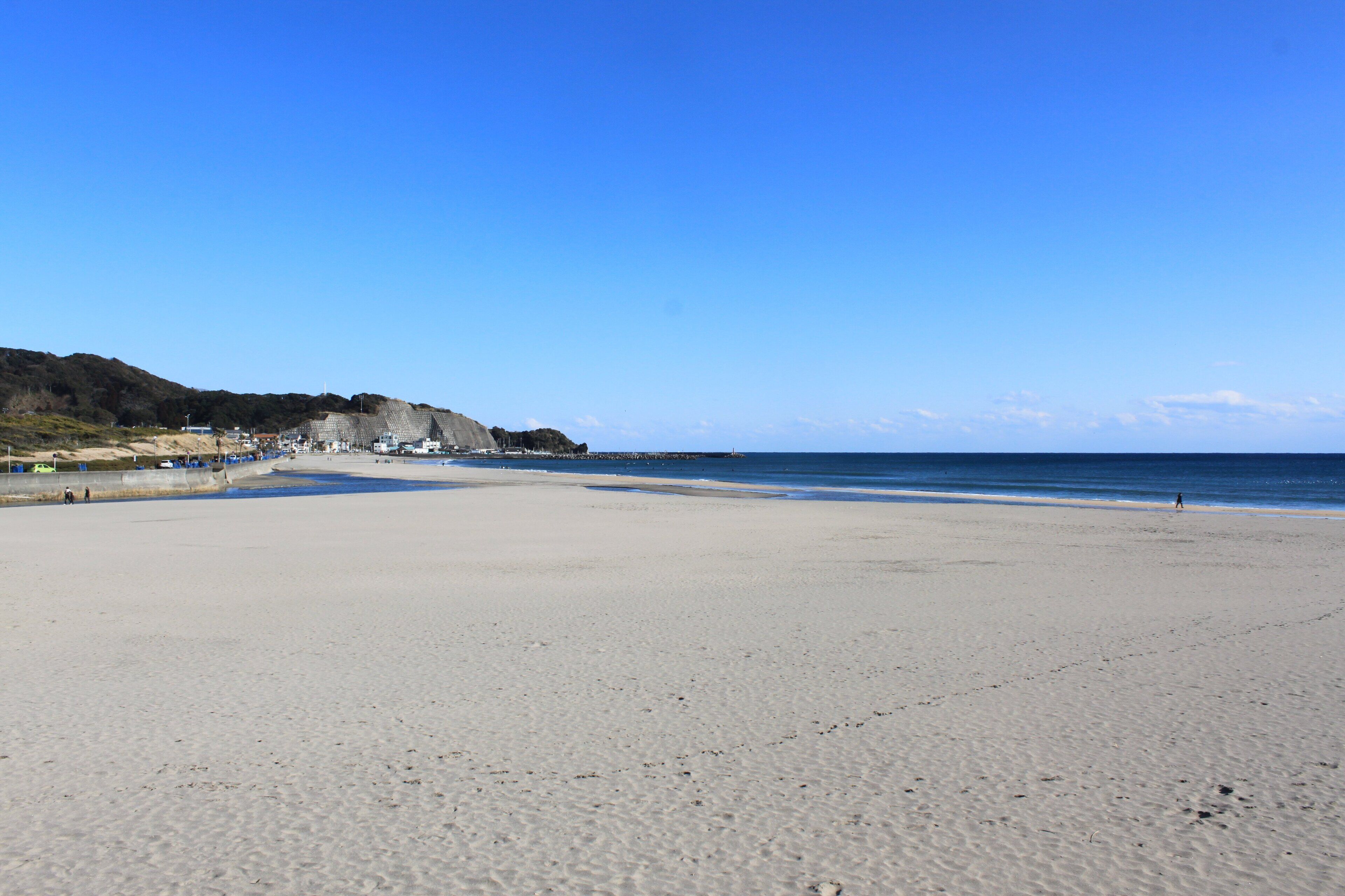Onjuku Beach in Onjuku Town, Chiba Prefecture, Japan