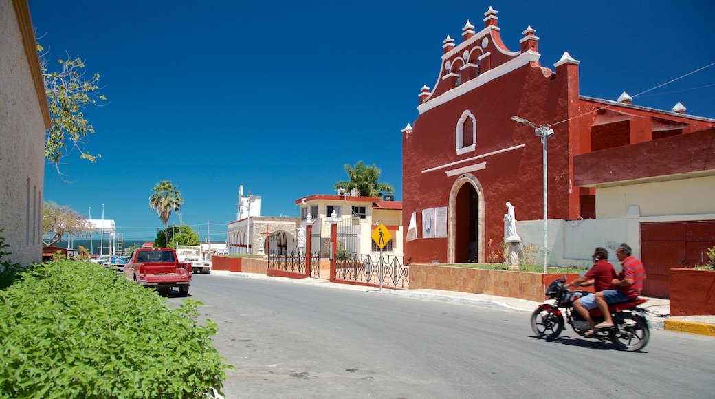 Lerma showing a small town or village, motorcycle riding and street scenes
