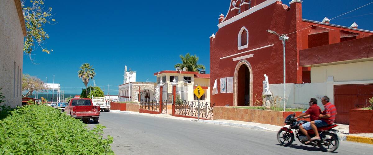 Lerma showing a small town or village, motorcycle riding and street scenes
