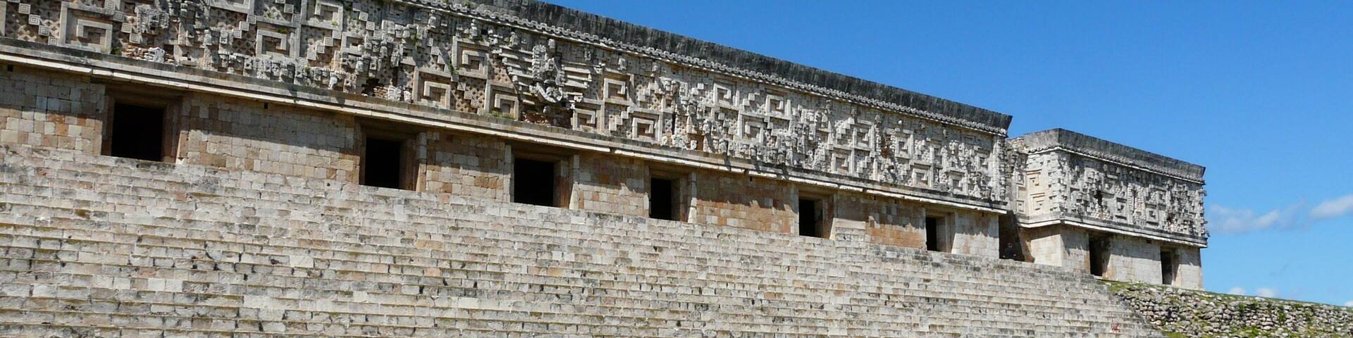 Governors Palace, Mayan Culture, Uxmal, Yucatan, Mexico