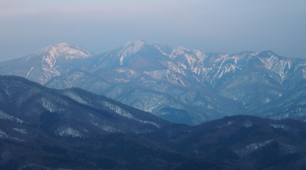 The view from Oze Iwakura ski resort is pretty amazing. There are a number of famous mountains to be seen, including Mount Fuji on a clear day if you're lucky!
We weren't so lucky...but the mountains we could see were beautiful just the same :)
Location: Gunma prefecture
Best to come by car, it's a 2-3 hr drive from Tokyo. Or you can come by shinkansen, closest station is Numata Station on the JR Joetsu Shinkansen Line, then another 50min by bus.
#Blue