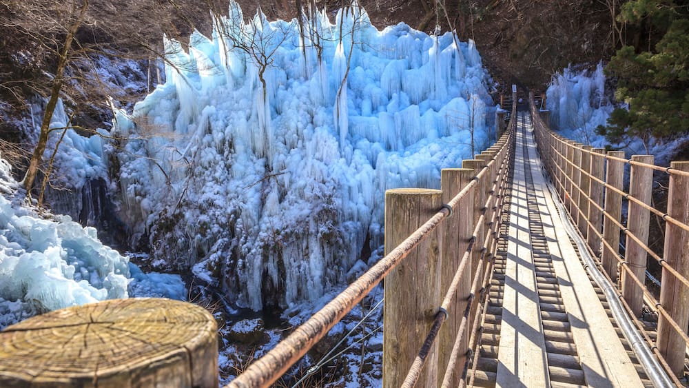 Icicle of Onouchi, Ogano, Saitama, Japan