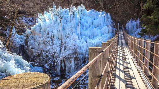 Icicle of Onouchi, Ogano, Saitama, Japan