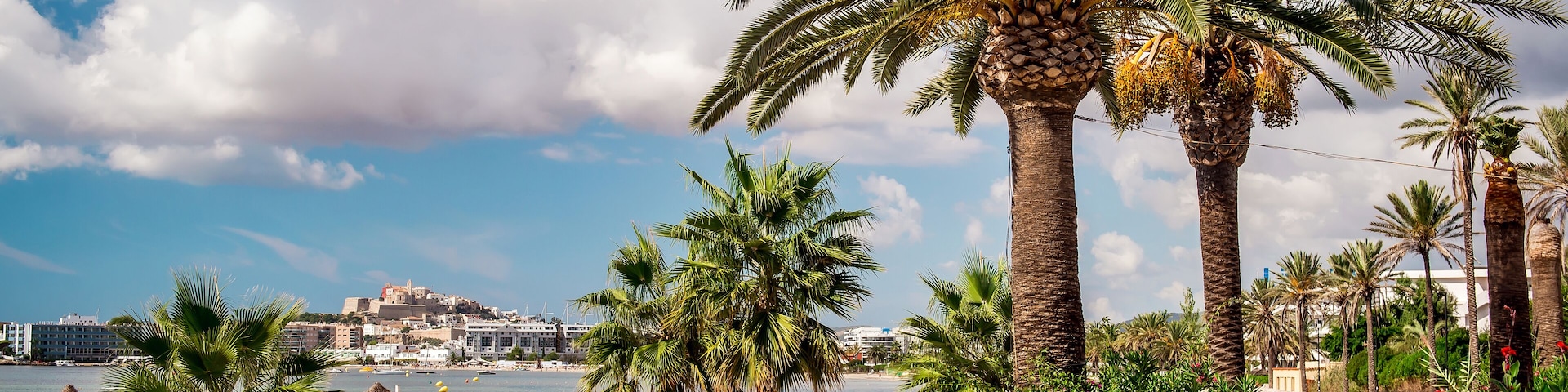 Seafront promenade of Ibiza. Balearic Islands. Spain; Shutterstock ID 332474753