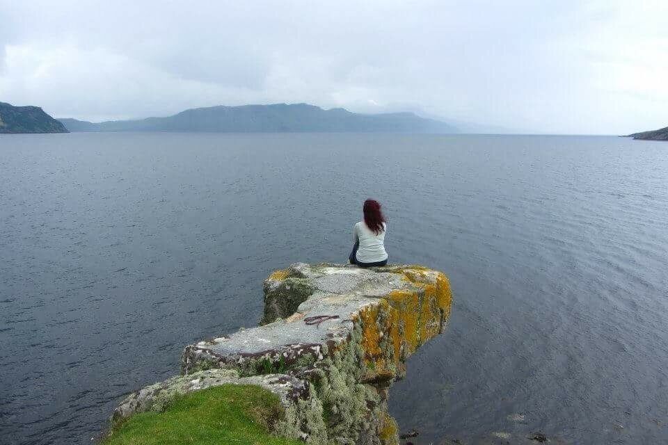 Contemplative moment. 