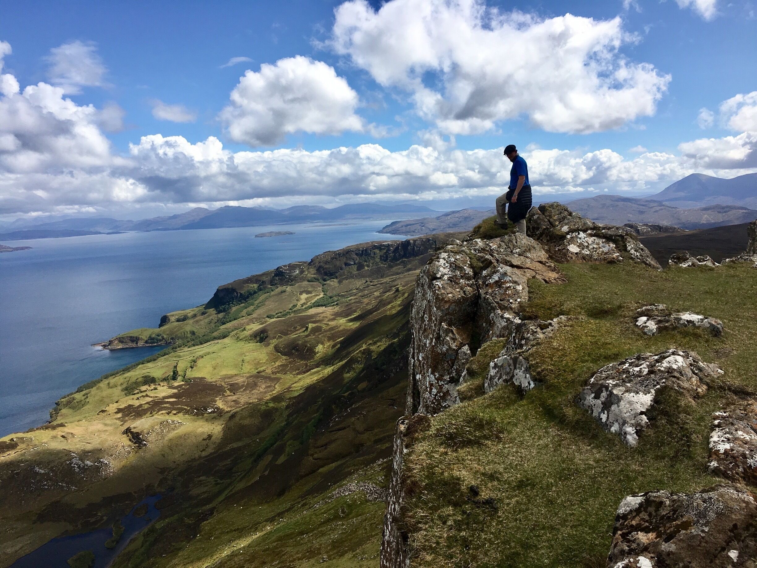 Our last hike on Isle of Raasay in Scotland near Skye 