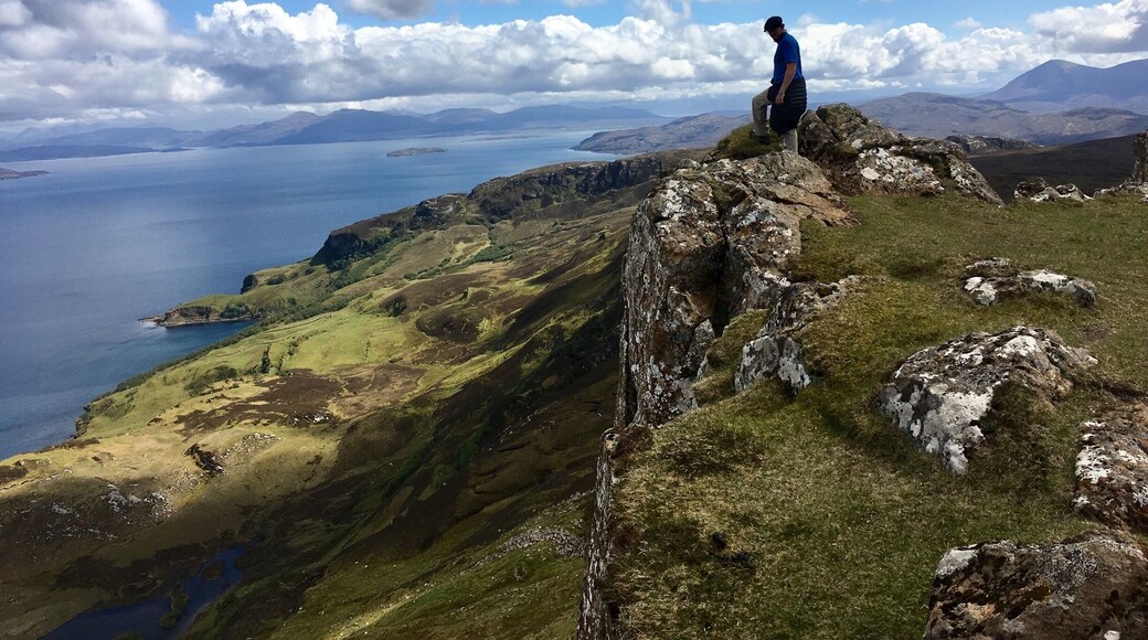 Our last hike on Isle of Raasay in Scotland near Skye