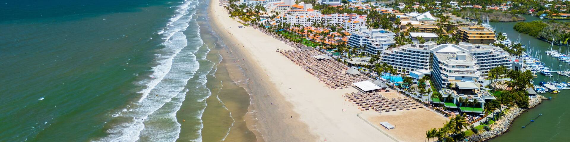 Nuevo vallarta beach embraces the riviera nayarit coastline in mexico
