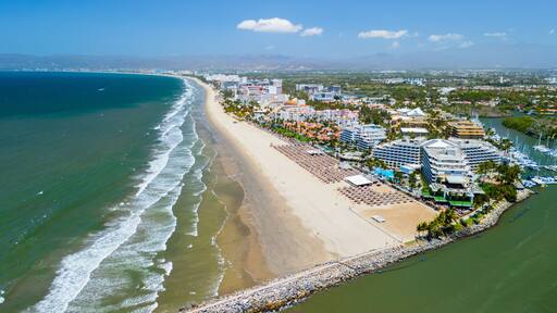 Nuevo vallarta beach embraces the riviera nayarit coastline in mexico