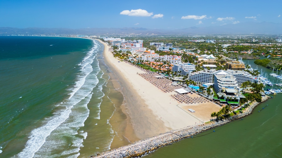 Nuevo vallarta beach embraces the riviera nayarit coastline in mexico