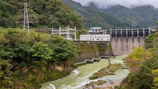 Gokayama which includes a river or creek