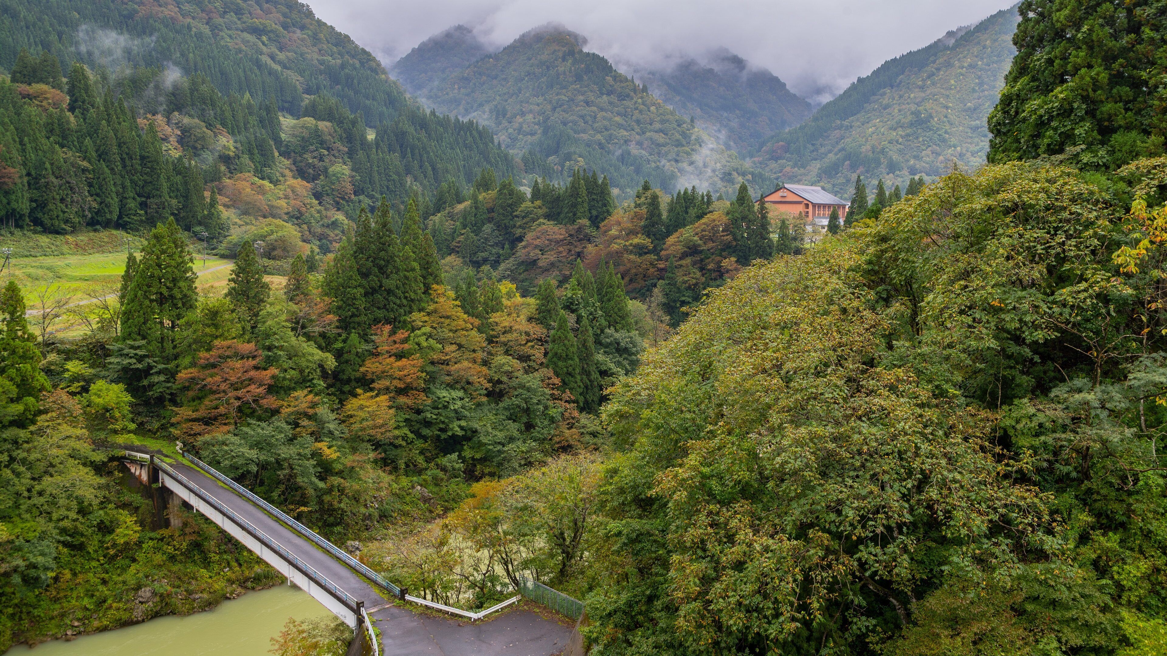 Gokayama featuring landscape views and tranquil scenes