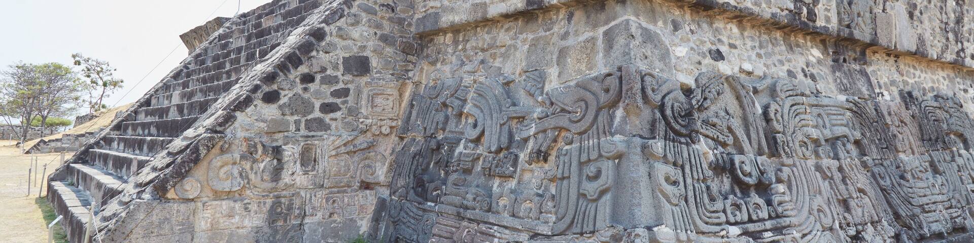 The ancient city of Xochicalco, Morelos is a rare example of a Mayan city in central Mexico