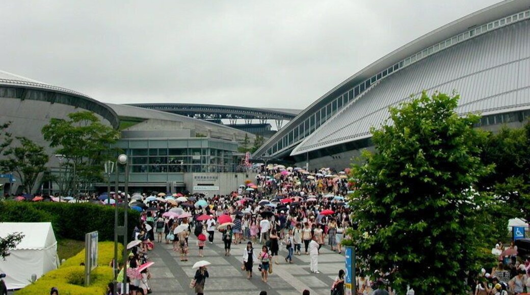 Sekisui Heim Super Arena (right), sub-Arena (left) & Miyagi Stadium
