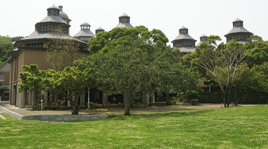 Urasoe Art Museum in Urasoe, Okinawa prefecture, Japan.
