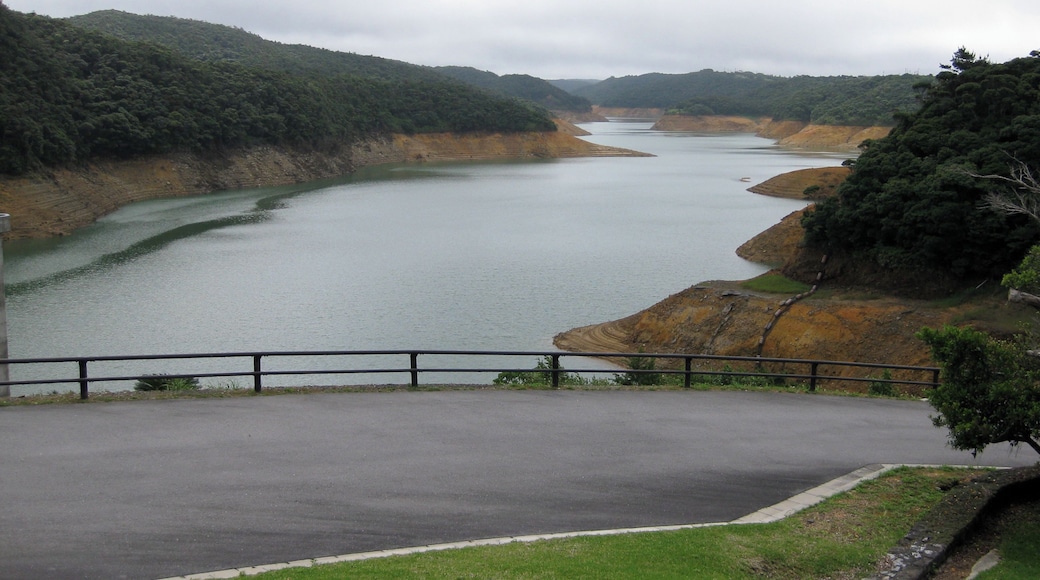 Lake Fukugami in Okinawa, Japan