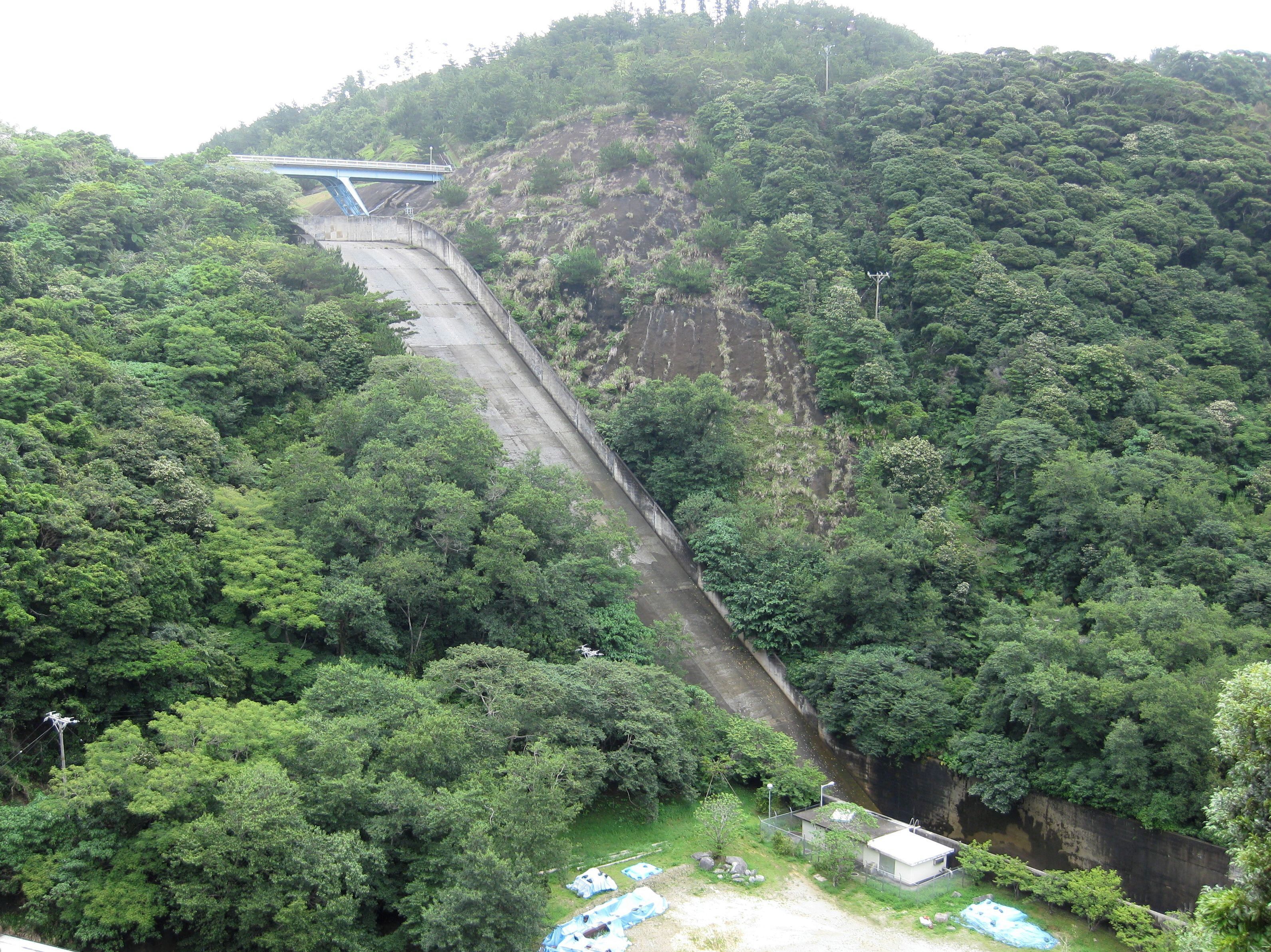Fukuji Dam in Okinawa, Japan