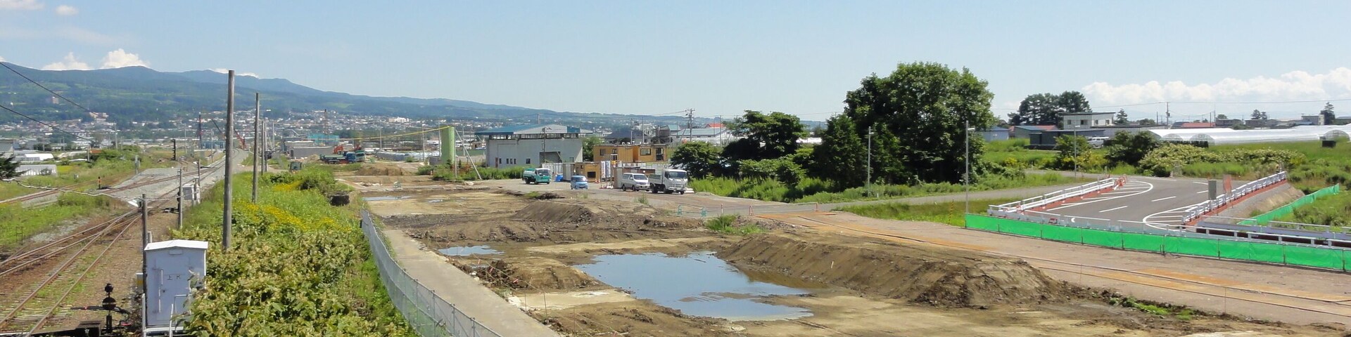 ja:渡島大野駅付近、新函館駅建設現場