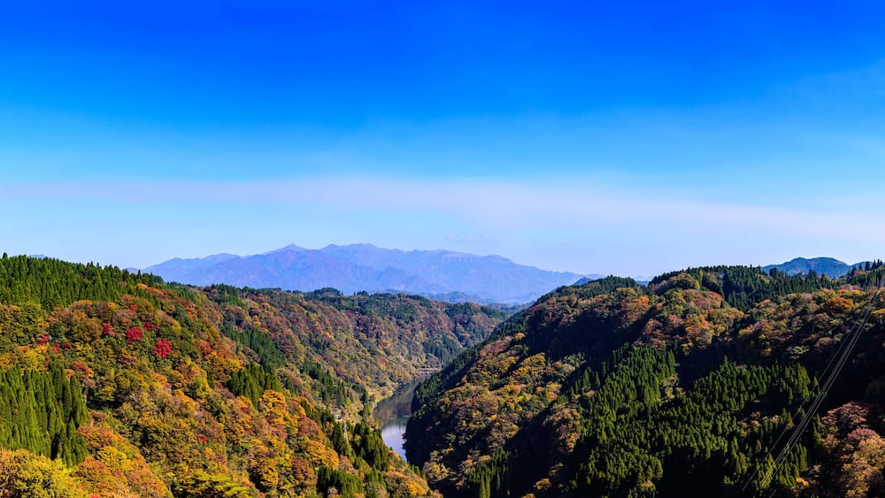 紅葉風景
九州のグランドキャニオン風景
絶景のパノラマ風景
日本 熊本県 上益城郡山都町2019年
Autumnal landscape
Grand Canyon scenery in Kyushu
Panoramic scenery
Japan Kumamoto Prefecture Kamimashiki-gun Yamatocho 2019