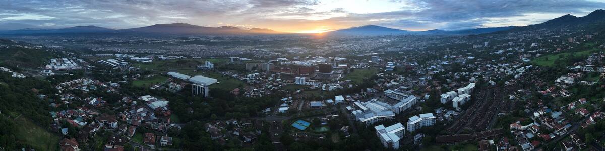 Escazú, Costa Rica: Panoramic View of San José Valley