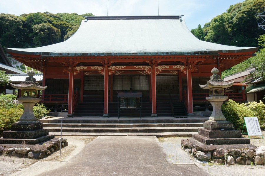 Main hall of Matsuozan Kōshō-ji Temple in Ogi city, Saga prefecture, Japan.
