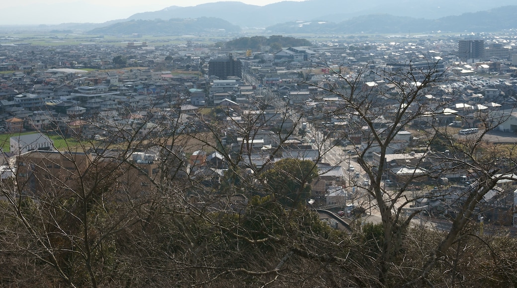 A cityscape of Ogi city, from a view space of Chiba Castle Ruin, in Saga prefecture.