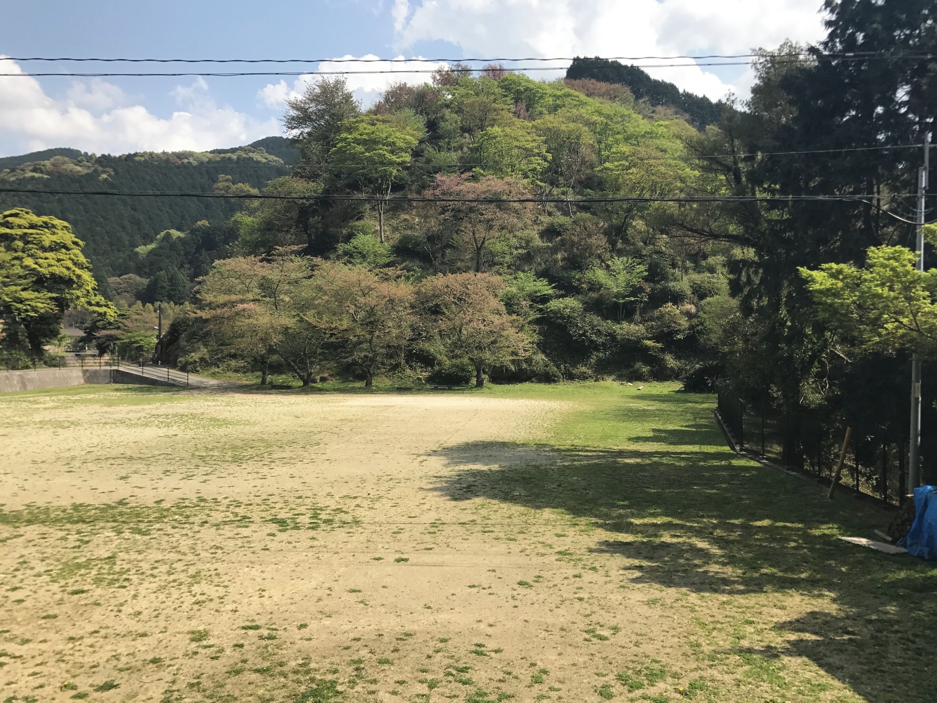 福岡県糟屋郡久山町・猪野公園のグラウンド