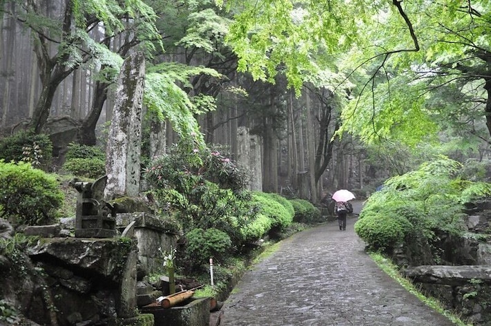 Driving around Oita Prefecture, we stopped at Futagoji Temple (Temple of the Twins). The forests are deep and lush, the feeling here is peace. To date: the most beautiful place I have visited in Japan.