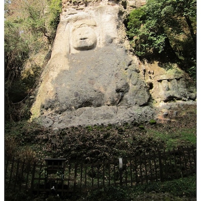 Kumano Magaibutsu are those carved about 1000 years ago.
It is Acala soft face now.