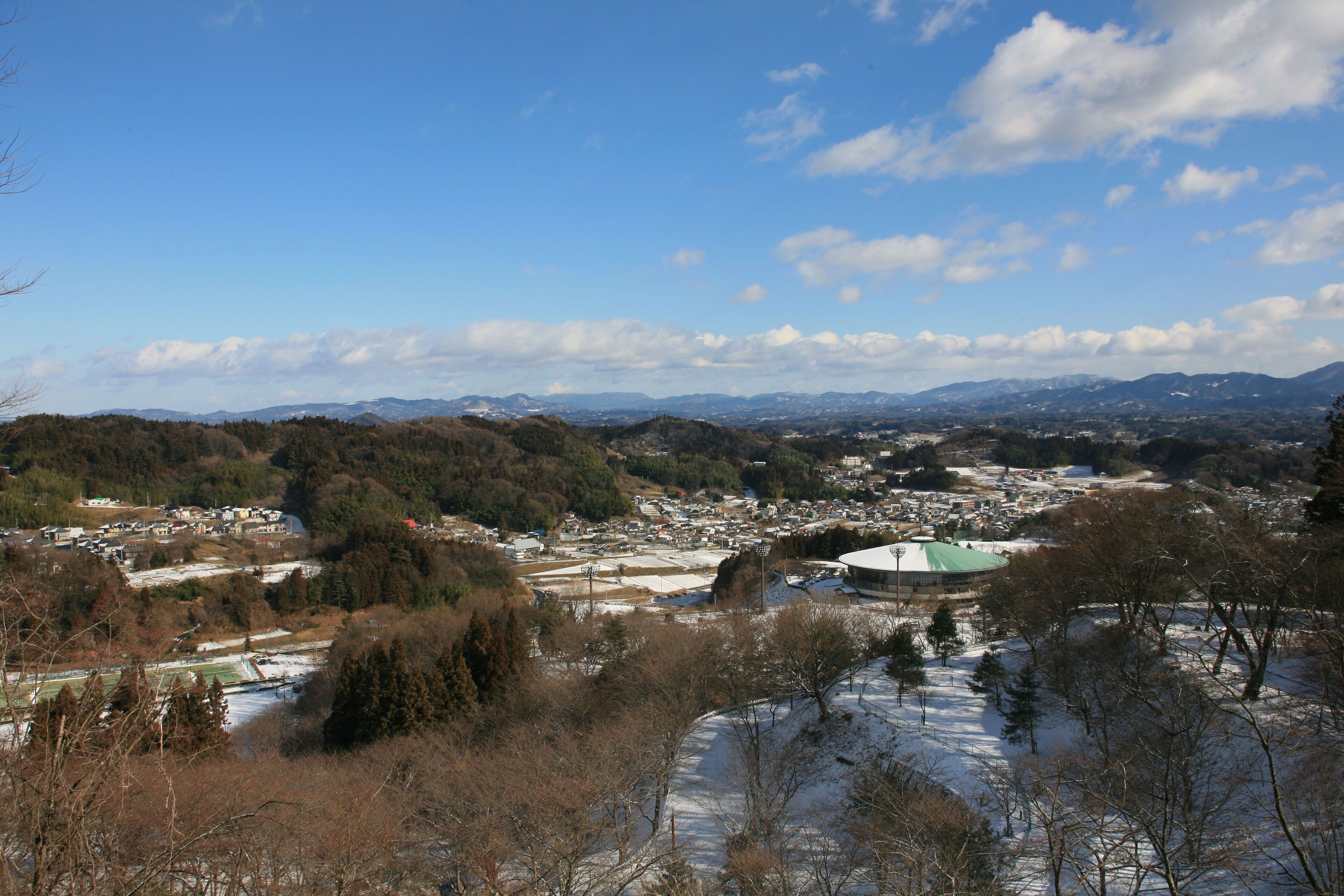 二本松城（霞ヶ城）からの風景