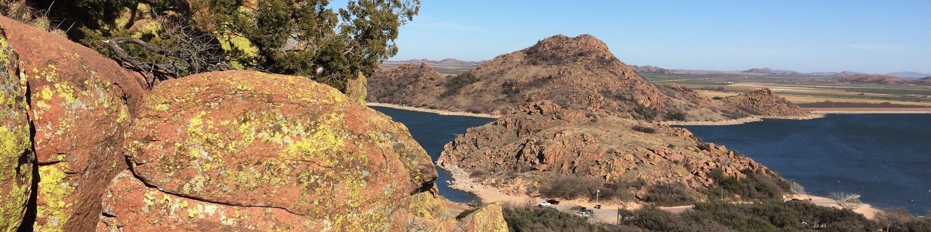 A beautiful hike straight up Quartz Mountain.
