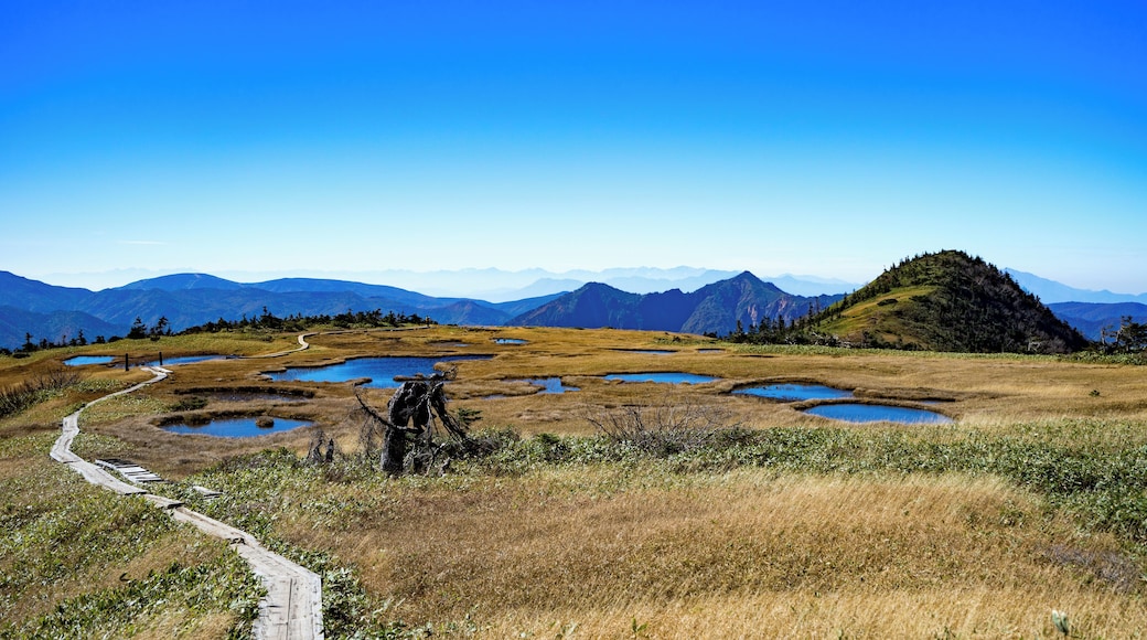 View from Mount Naeba in Nagano and Niigata prefectures, Japan.