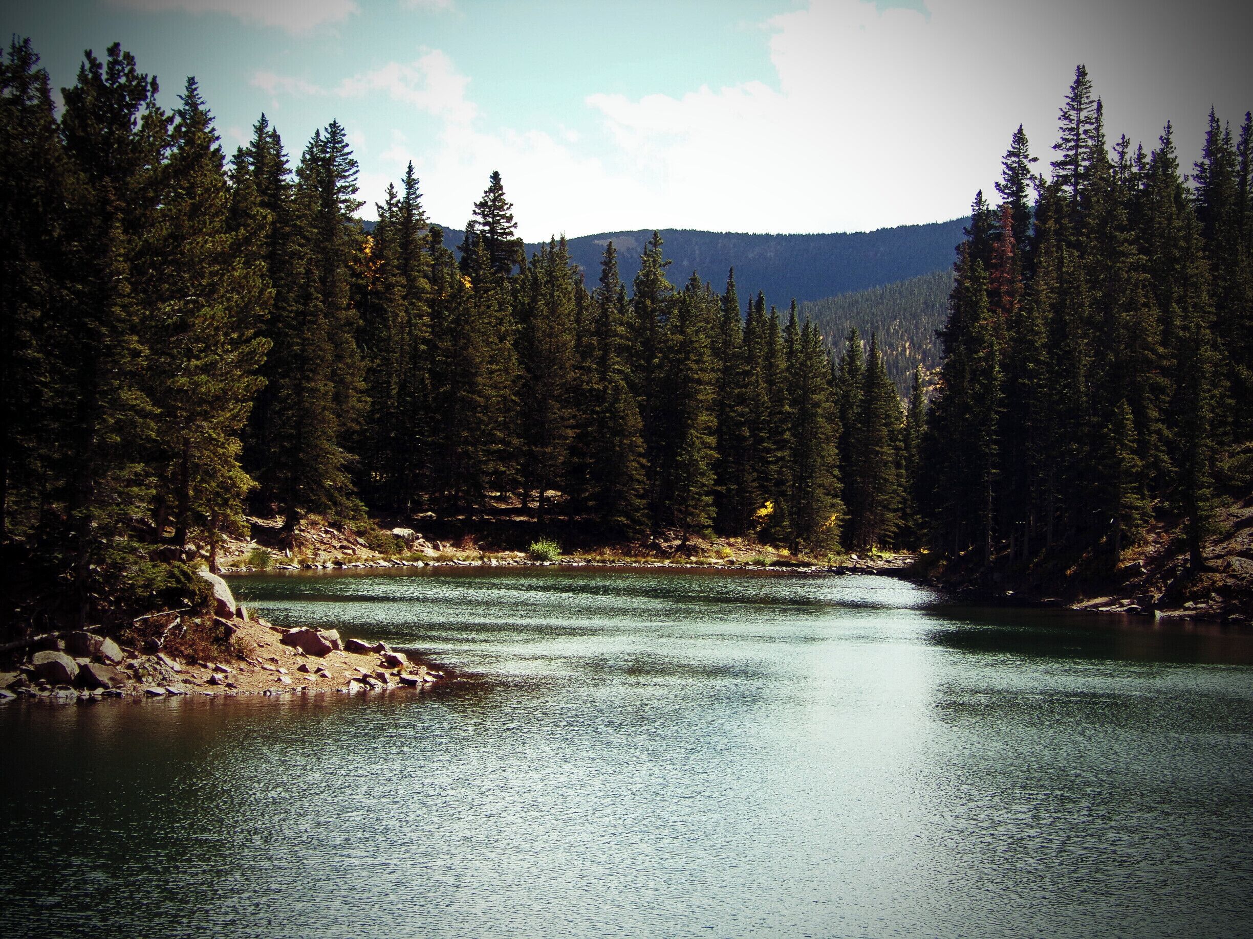 Nestled within the Sangre de Cristo Mountains Bear Lake is 10,500 ft in elevation.  Not far from the beautiful little town of Cuchara, CO 
