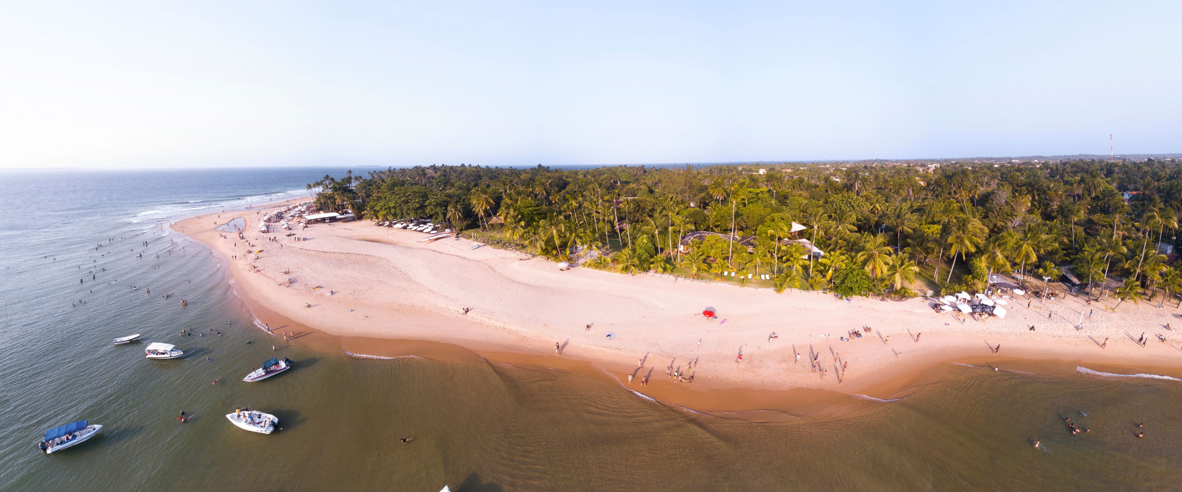 Imagem Aérea de Barra Grande na Península de Maraú, Camamu, Bahia, Brasil