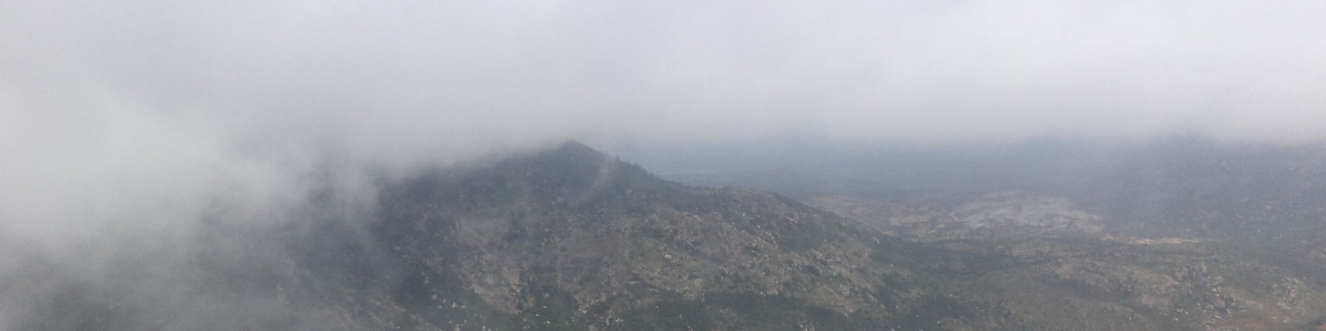 View from atop Nandi hills, Bangalore