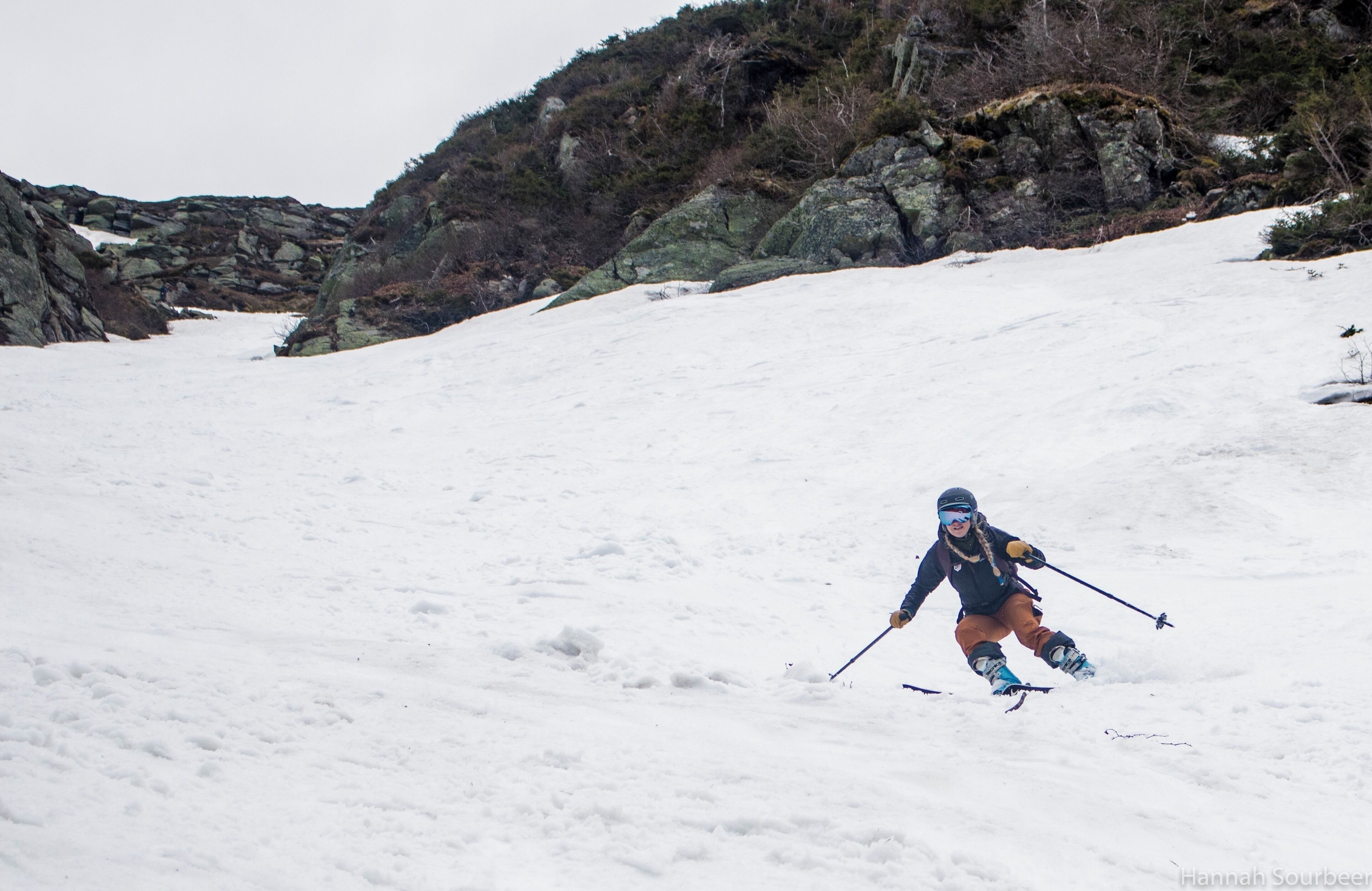 Getting outside for some late season turns in June. And they say the east coast doesn’t get pow. #adventure