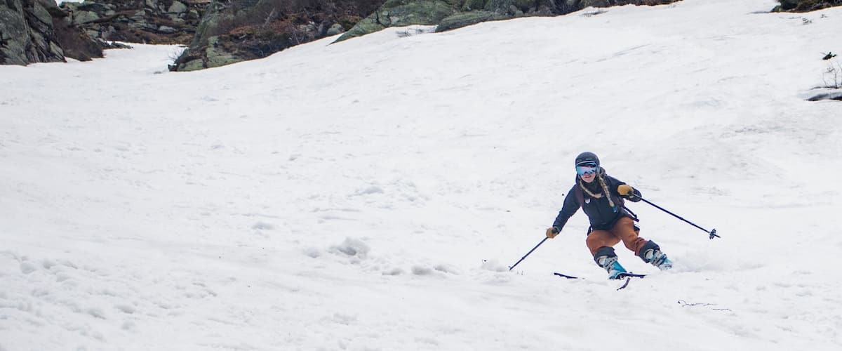 Getting outside for some late season turns in June. And they say the east coast doesn’t get pow. #adventure