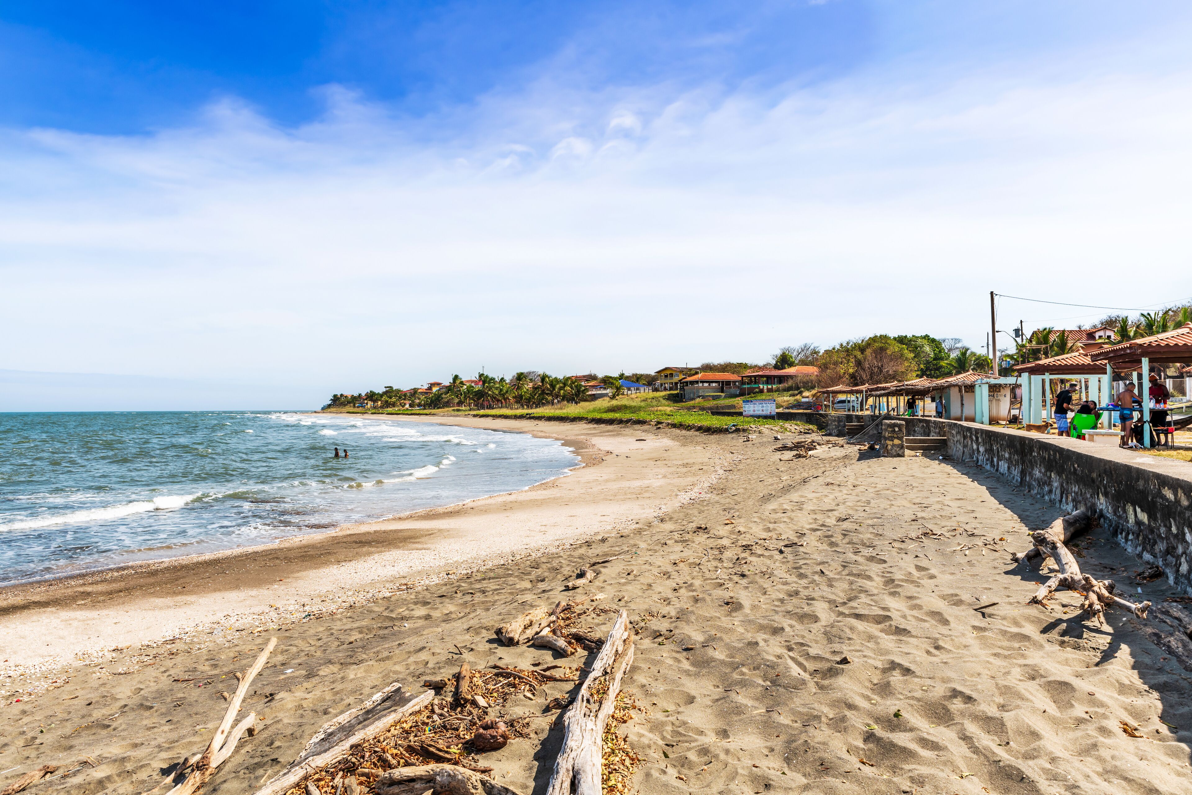 The beach in Las Tablas, Azuero Peninsula, Panama.