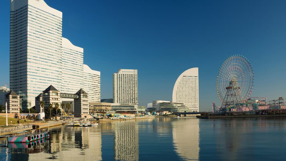 Waterfront of City, Minato Mirai 21, Yokohama, Honshu, Japan
