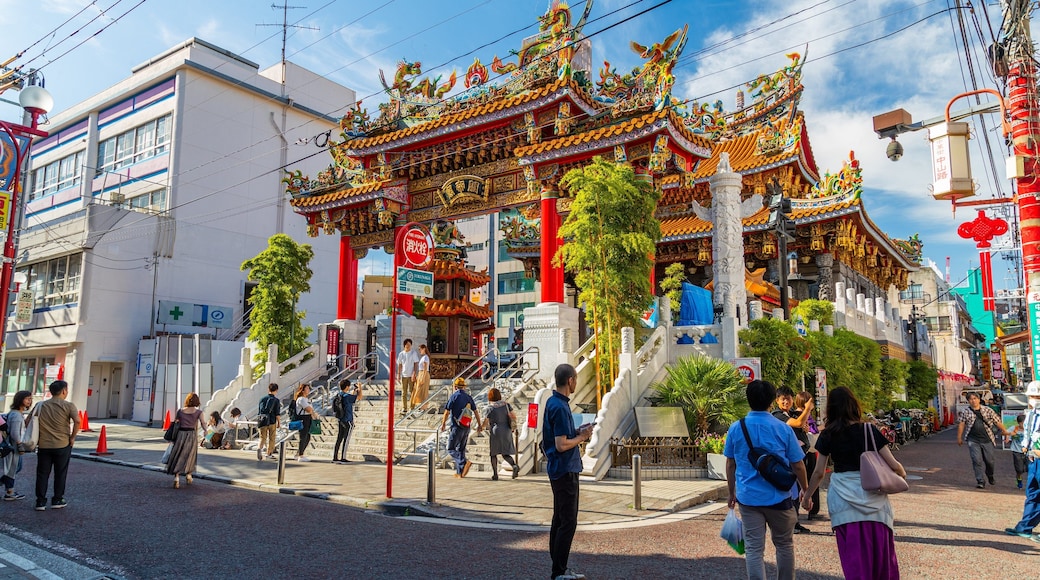 Chinatown which includes heritage elements and street scenes