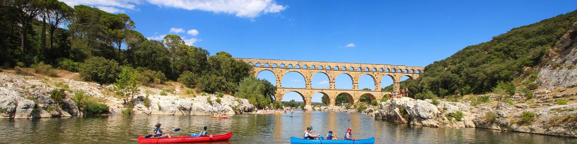 Pont du Gard, aqueduc romain dans le sud de la France