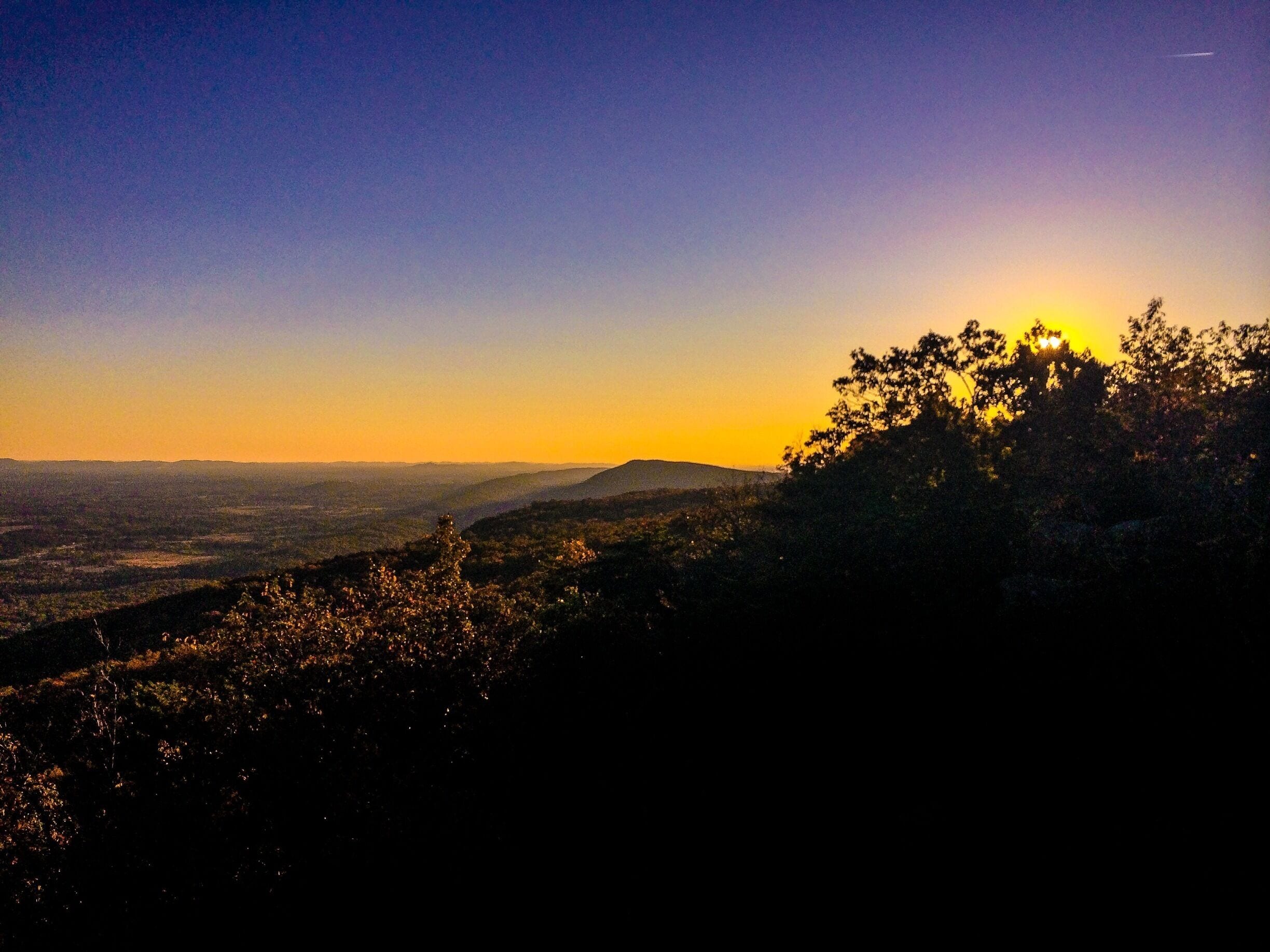 Sunset over Weiss Lake 