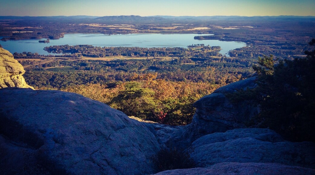 Believed to be of ceremonial importance to Native Anericans, this park offers spectacular views of Weiss Lake and is a perfect place for rock climbing. It's a beautiful place to hike and spend the day or camp overnight, enjoying multiple views of the lake and valley below.