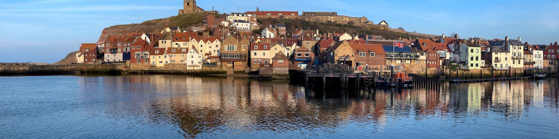 Whitby in on the North Yorkshire coast - United Kingdom