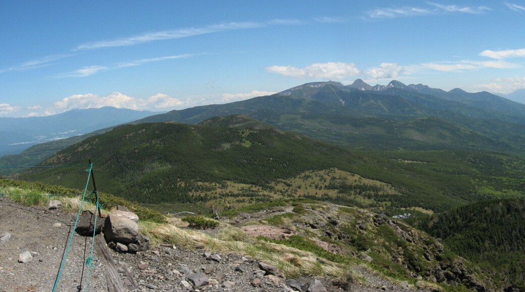 Southern Yatsugatake Mountains seen from Mount Kitayoko