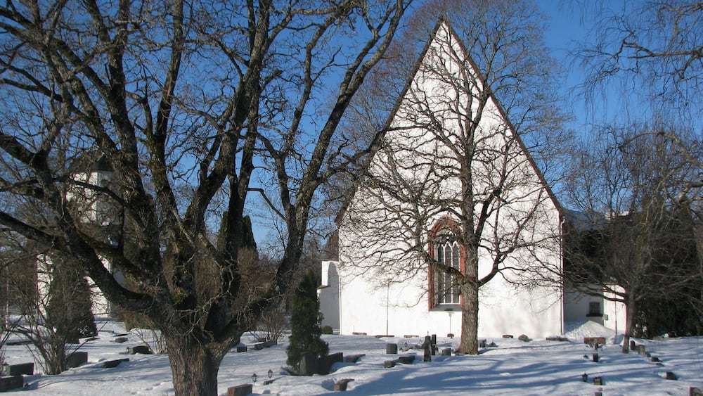 The Pyhtää Church was built around 1460. Its original medieval outfit has remained almost untouched.