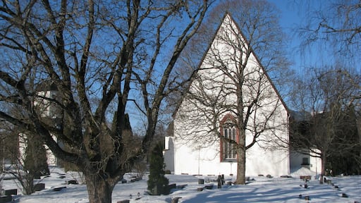 The Pyhtää Church was built around 1460. Its original medieval outfit has remained almost untouched.