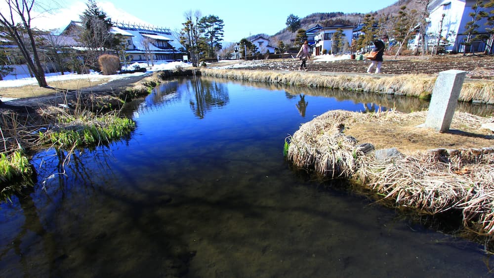 忍野八海、菖蒲池 (Shobu Pond)